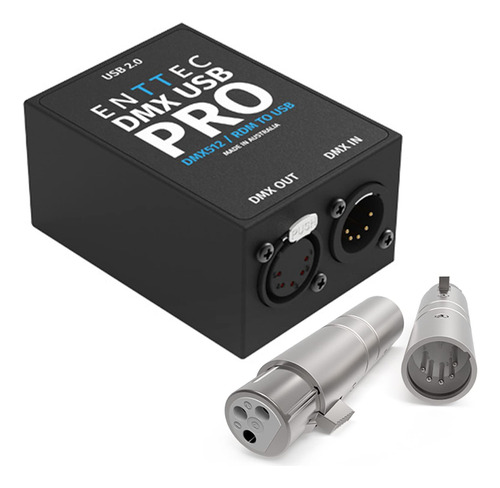 Enttec Dmx Usb Pro Interfaz Iluminacion Conector Sirs-e