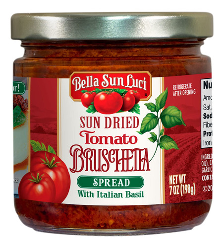 Bella Sun Luci - Bruschetta De Tomate Secado Al Sol Con Alba