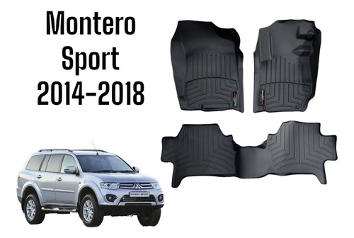 Alfombras Weathertech Montero Sport 2014-2018 