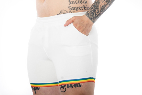 Shorts Hombre Deportivo Gimnasio Futbol Running Pantalon A18