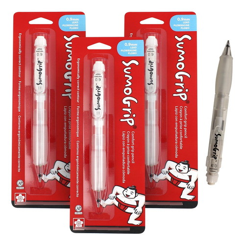 Sakura Sumogrip Pencil With Comfort Grip Portaminas 0,9 Mm 3