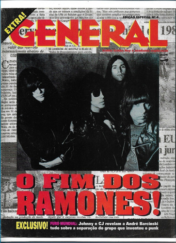 Ramones Revista Pôster General N 4 