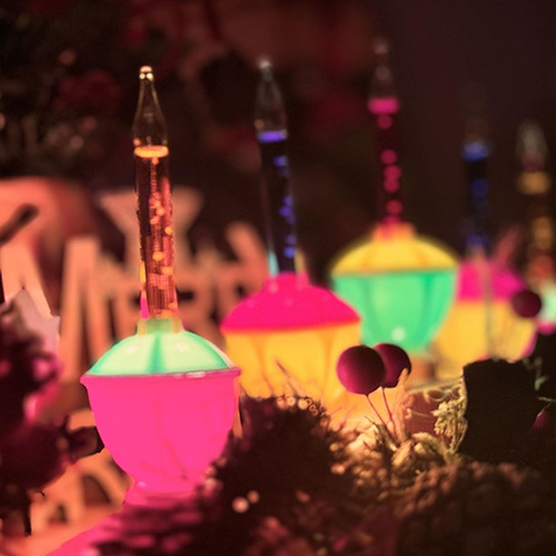 Lámparas De Velas De Burbujas De Luz De Navidad 5, Enchufe 5