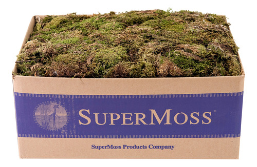 Supermoss (22160) Hoja De Musgo Mini Triturado) Seco, Verde