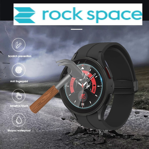 Imagen 4 de 4 de Lamina Hidrogel Para Samsung Watch 5 Pro De 45mm Rock Space