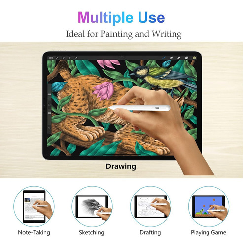 Stylus Pen For iPad 2018-2024 With Palm Rejection, Act...