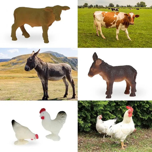 Granja De Juguete Con Granjeros Tractores Animales 94 Color Multicolor