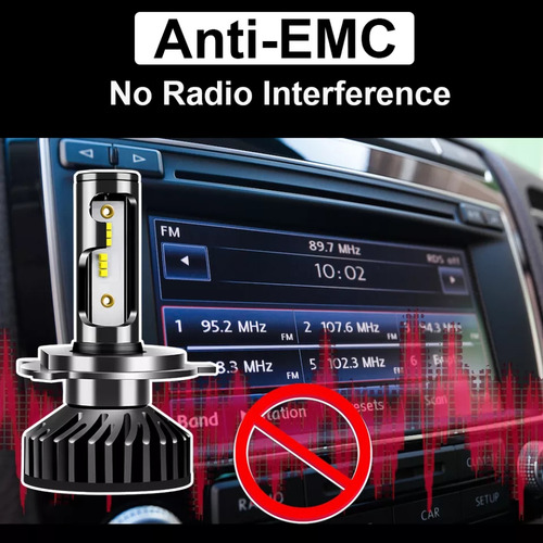 Luces Turboled 12.000 Lm,canbus H4 + T10 Canbus Chip Csp