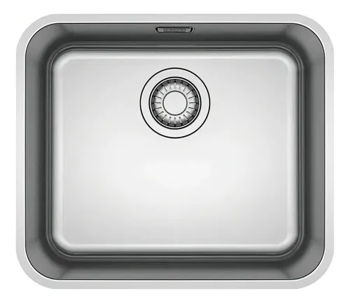 Cuba de Embutir Franke Bell Retangular 47,5x41cm em Aço Inox Com Sifão e Válvula 4,5" 16665
