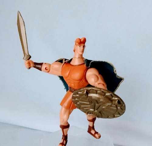 Boneco Art. Hércules ,sword Fighting, Disney 