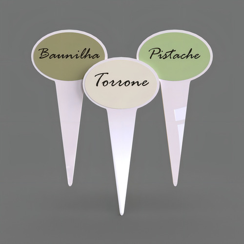 Kit Identifier Flavors, Gelato, Helado, Açaí 30 unidades