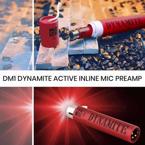 Micrófono En Línea Activo Se Electronics Dm1 Dynamite Pre...