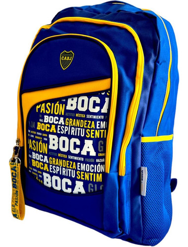 Boca Juniors Mochila Escolar Espalda Original Primaria