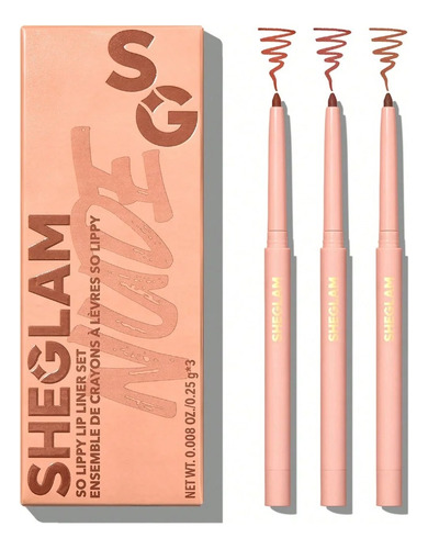 Sheglam So Lippy Lip Liner Set X 3