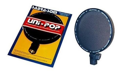 Pop Filter Dupla Face Uni-pop Sabra-som Tela Anti Puff