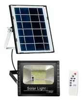Comprar Reflector Led 100w Lampara Panel Solar Control Remoto 