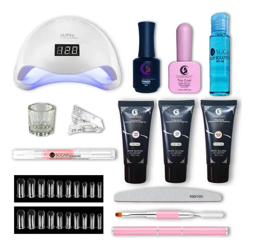 Kit Constructor De Uñas Acrilicas En Polygel De 30 Ml