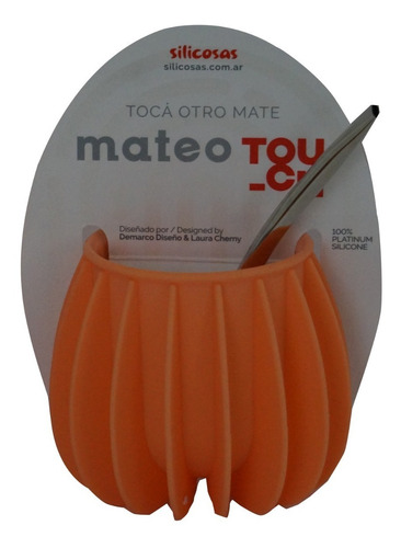 Mate Mateo Touch De Silicón Con Bombilla