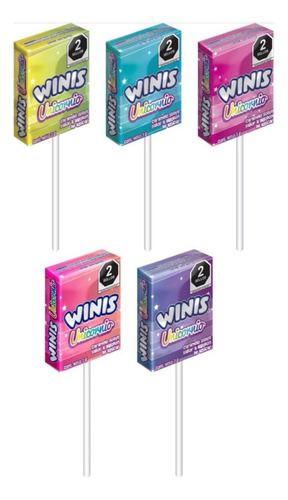 Paleta Winis Unicornio Caramelo Suave 40pz
