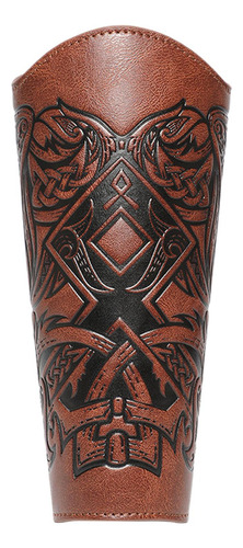3 Guantelete De Cuero Pu, Pulsera, Brazaletes Marrón 1 Uds.