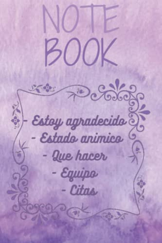 Notebook: Cuaderno De Inspiracion - Diseño Simple - Lista De