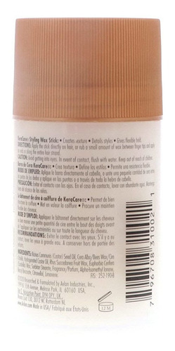 Avlon Keracare - Palo De Cera Para Peinar, 2.65 Oz