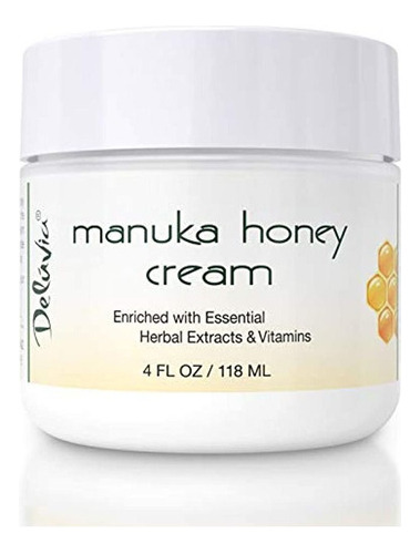 Deluvia Manuka Honey Cream Active 16mas (4 Oz) Enriquecido C