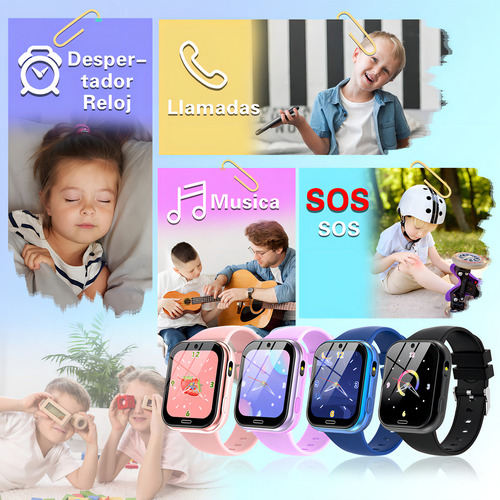 Reloj Inteligente Smartwatch 2G Llamadas Sos SmartWatch Con Camara Relojes De Juego X53 Sjrohe Relojes Inteligentes Llamar Niños Relojes Inteligentes,Relojes Inteligentes Con Ranuras Para Tarjetas Sim
