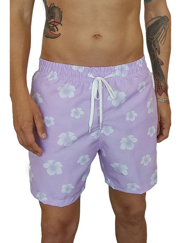 Short De Baño Hombre Light Hibiscus Rever Pass