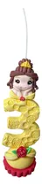 Comprar Vela Temática, Princesa Bella, Adornos De Tortas