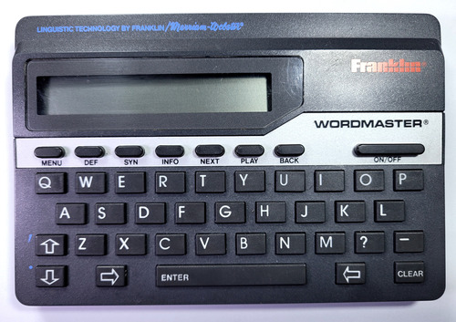 Diccionario De Inglés Electrónico Franklin Wordmaster Wm1055
