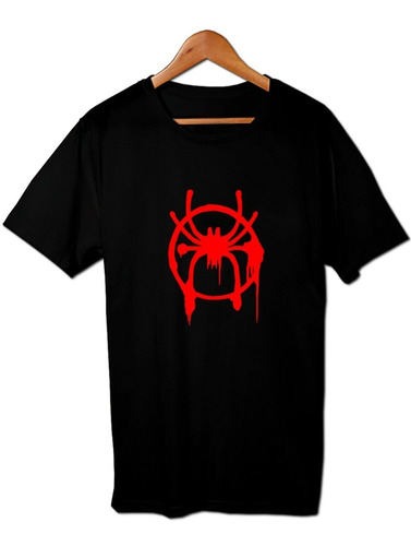 Imagen 1 de 2 de Spiderman Miles Morales Logo Remera Friki Tu Eres