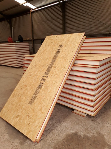 Imagen 2 de 4 de Panel Sip 90 Mm 1,22mtx2,44mt , Osb Lp 9.5 Mm Estructu. Apa