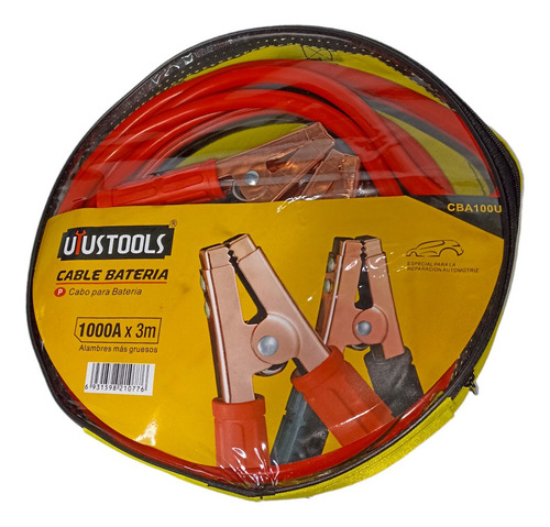 Imagen 9 de 10 de Cables Para Iniciar Baterías 1000 Amperios X 3 Metros