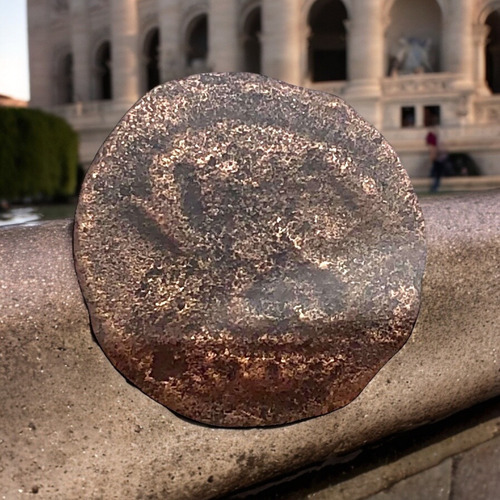 Moneda Romana Remus Y Remulus Encapsulada Circa 337 D. C. (Usado)