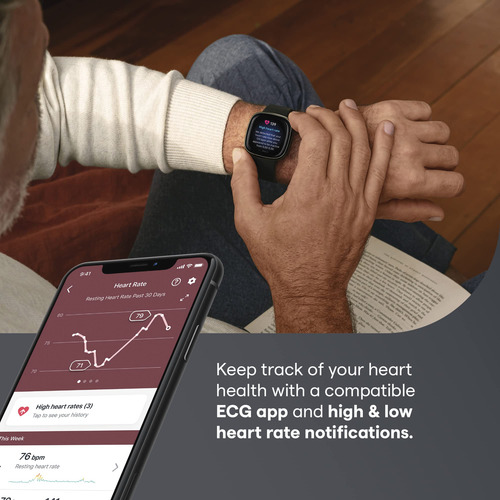 Reloj Inteligente Fitbit Sense Advanced Heart Health Carbon