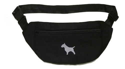 Riñonera Hf ® Bull Terrier - Color Negro - Grande