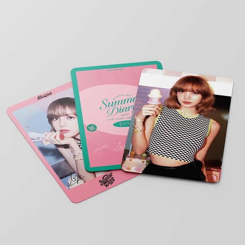Blackpink 55 Photocards - Edición Summer D 2021