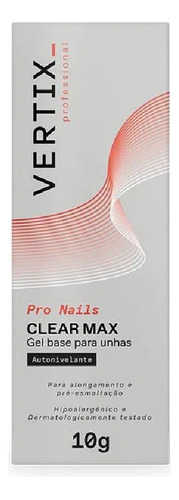 Vertix Prof. Pro Nails Clear Max Gel Base 10g