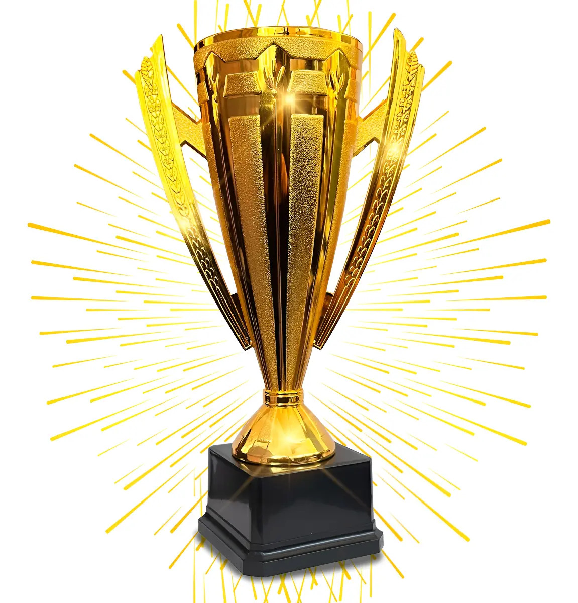 Copa Dorada Trofeo Premio Estatuilla Escolar Deporte 31 Cm