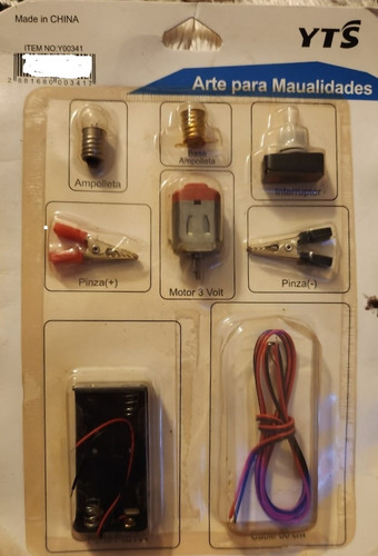 Set Motor Y Otros Materiales Eléctricos Para Colegio