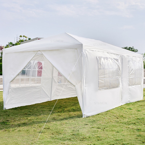 Toldo Carpa Reforzado 3x6 Metros Stanew Blanco Eventos 6x3