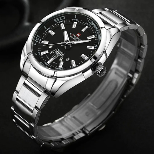 Relógio Quartzo Masculino Naviforce Nf9038m Luxo Esporte