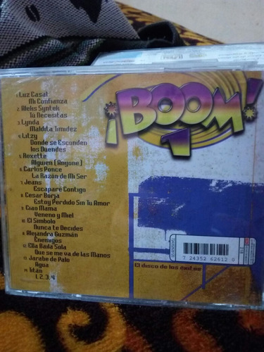 Cd El Disco De Los Éxitos Boom 1 Emi Music 2000 Pop Sintek (Usado)