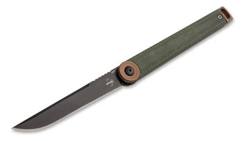 Boker Plus Kaizen Micarta De Lona Verde Hoja D2 Negra De 3.1