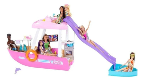 Barbie Set De Juego Bote
