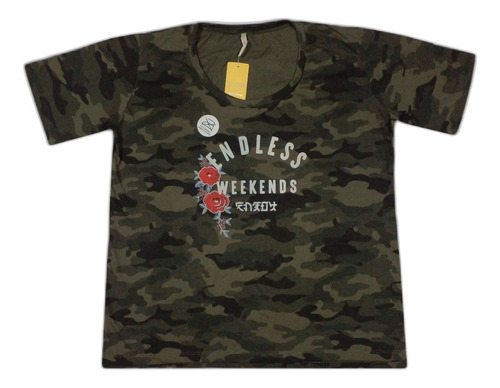 Remera Le Utthe Camuflada