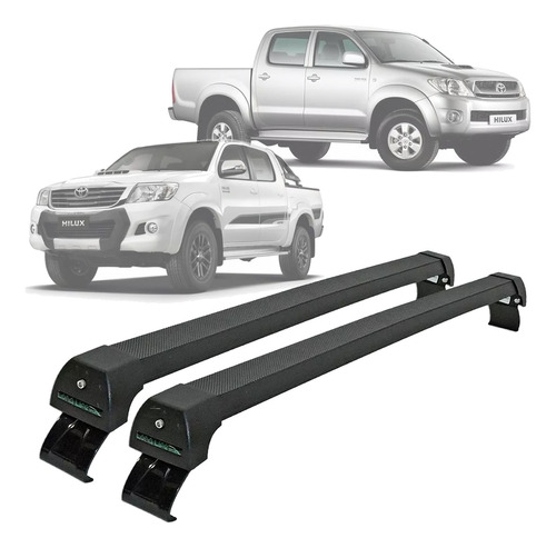 Rack Teto Aluminio Hilux 2008 2009 2010 2011 Longlife Sports