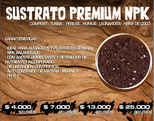 Sustrato Premium Npk