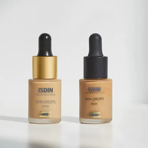 Base De Maquillaje Isdin Skin Drops Bronze Para Piel Mediana